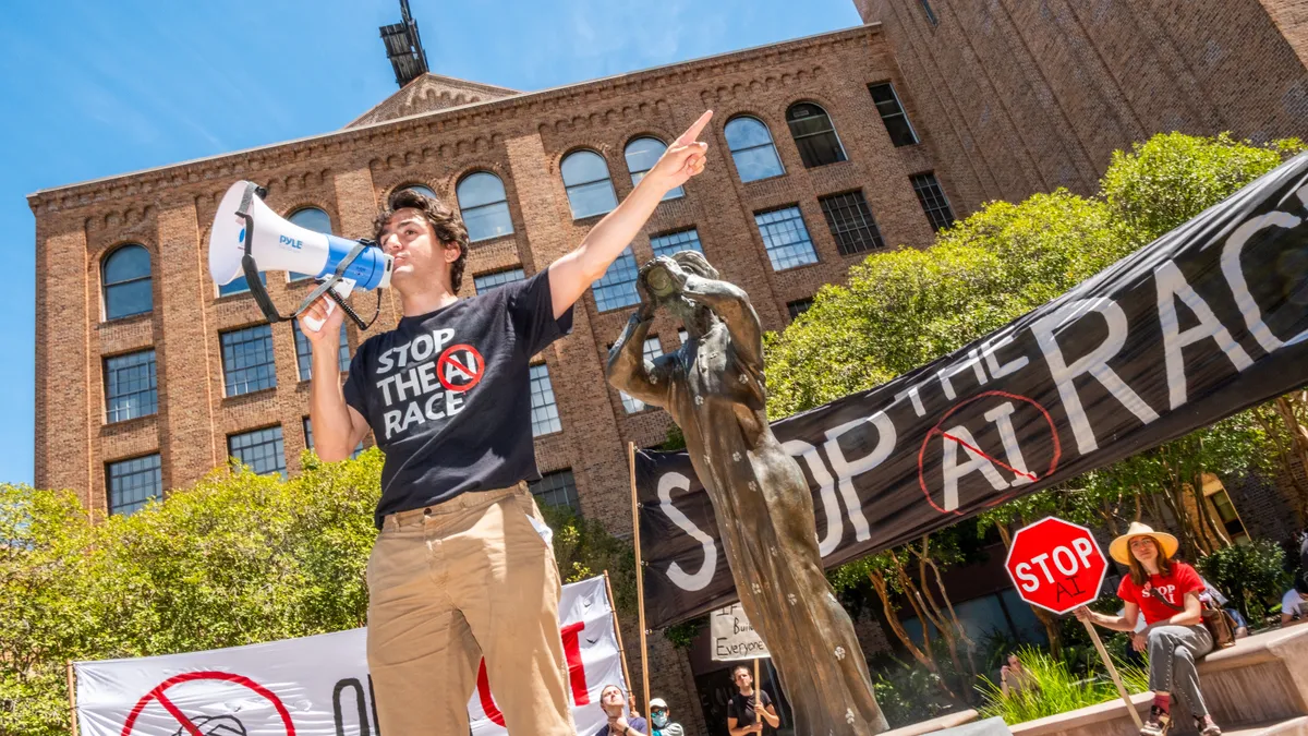 Protesters March on OpenAI, Anthropic, and Google DeepMind Demanding AI Development Pause