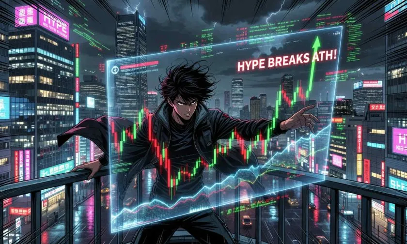 HYPE marca ATH en $74,13 mientras volumen se dispara