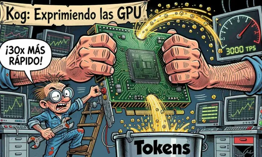 Kog asegura que sus tecnologías pueden potenciar GPUs hasta 30 veces más en inferencia