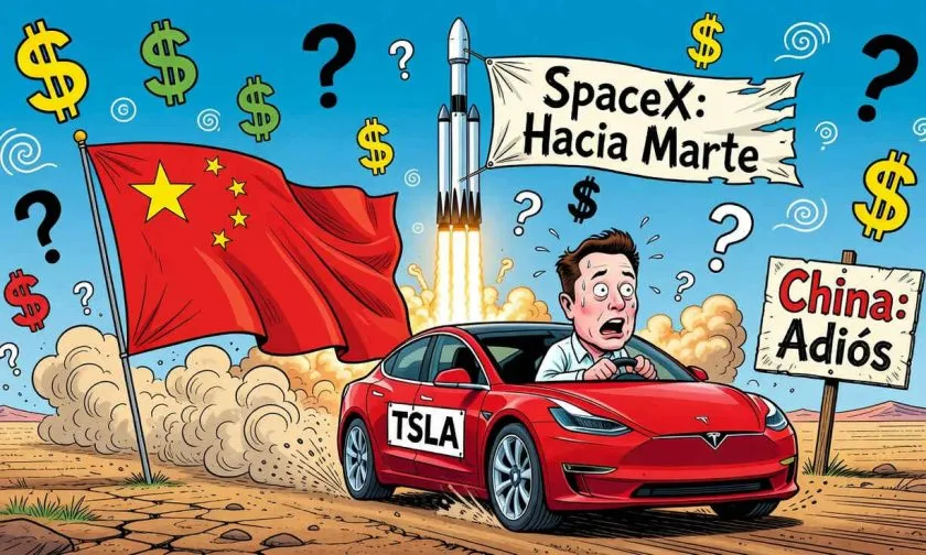 Tesla podría escindir su negocio en China para fusionarse con SpaceX, según rumores