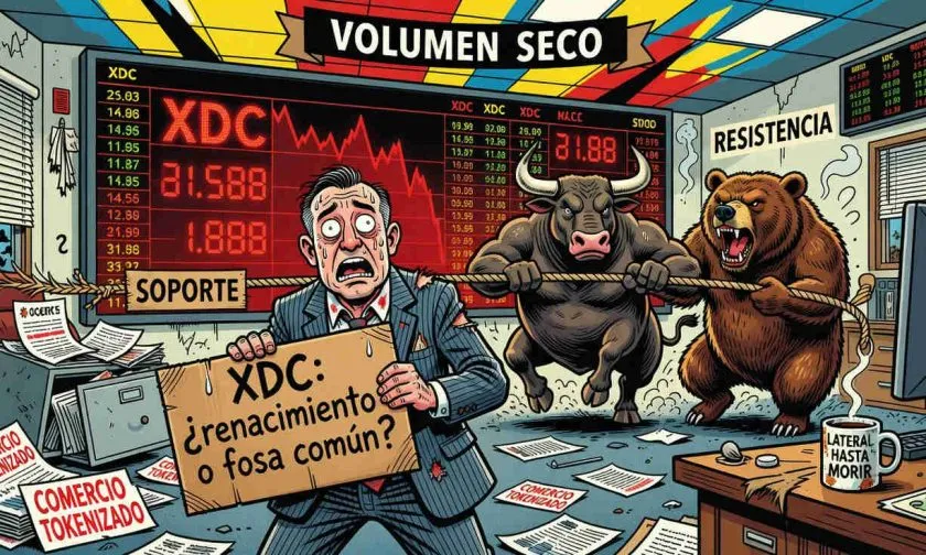 XDC se queda sin aire: volatilidad mínima y soportes en juego el 3 de agosto de 2026