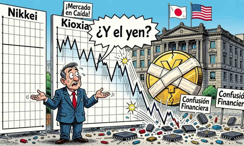 Japón ignora la intervención del yen, pero Kioxia augura más dolor