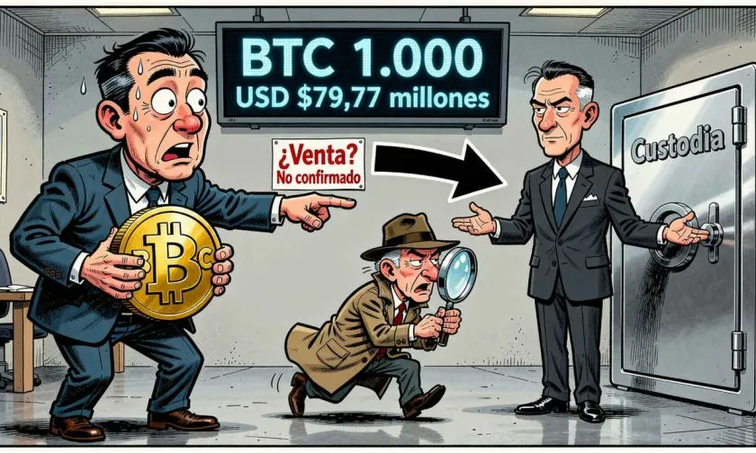 Metaplanet mueve 1.000 bitcoins a Coinbase Prime, pero no confirma una venta