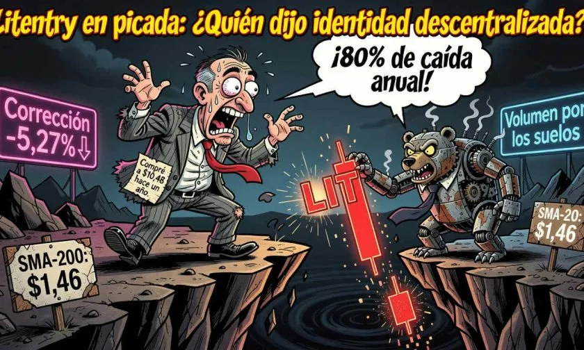 Litentry en caída libre: la toma de ganancias hunde a LIT un 5,27%