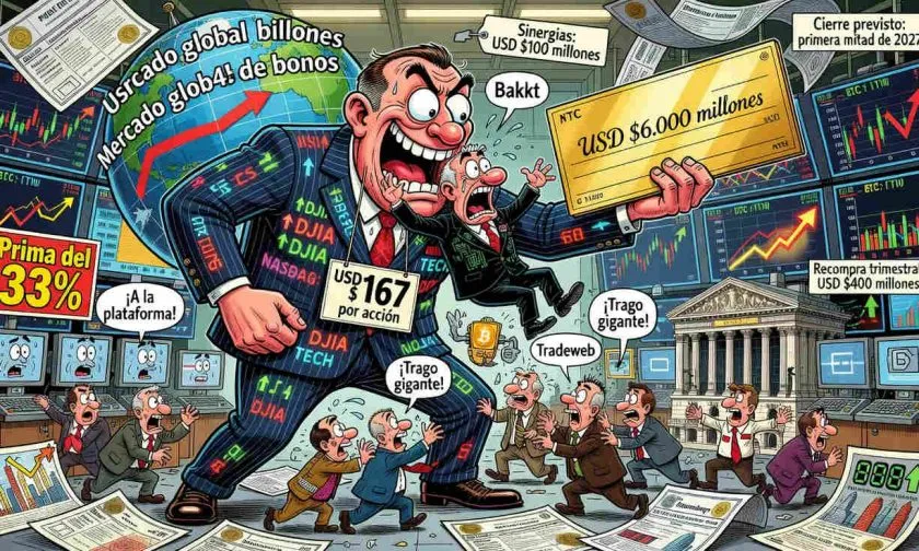 ICE compra MarketAxess por USD $6.000 millones y desafía a Bloomberg en el mercado de bonos