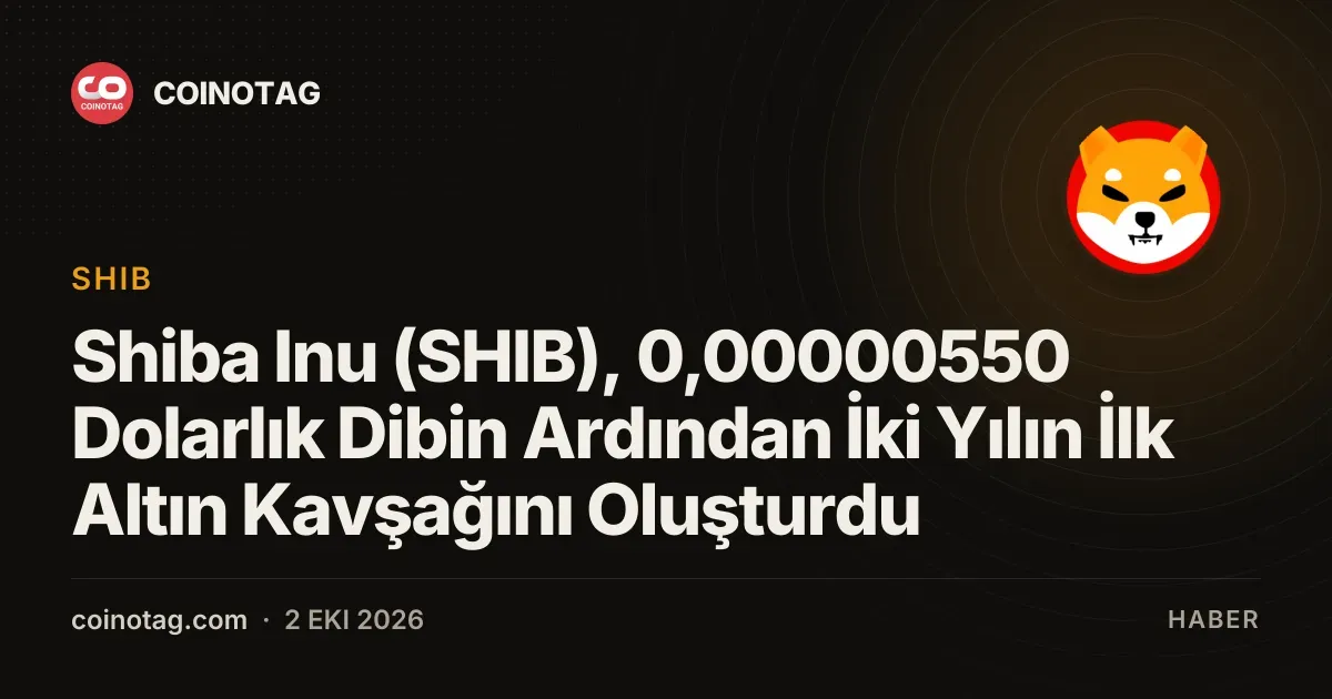 Shiba Inu (SHIB) iki yılın ardından altın kesişim sinyali veriyor