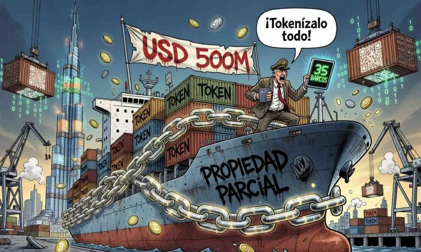 ADI Chain y Shipfinex tokenizan USD $500 millones en buques comerciales