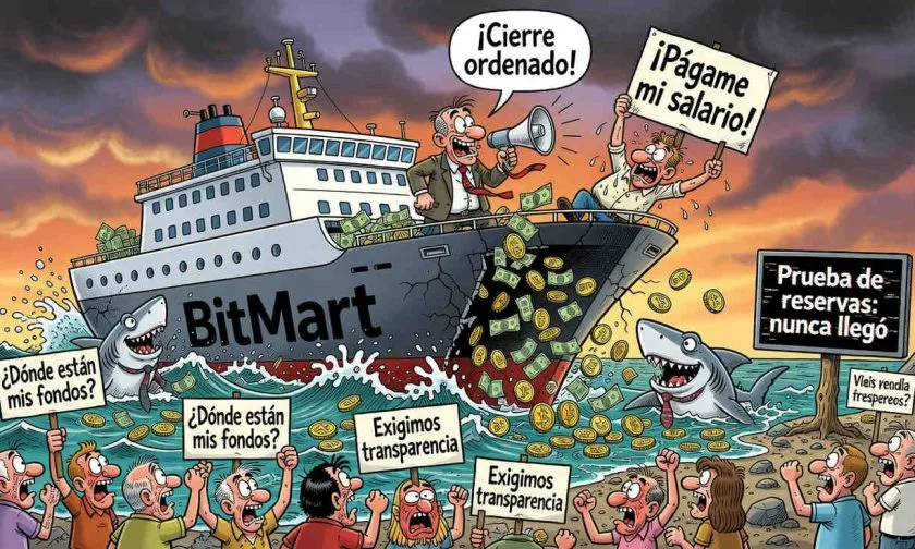 BitMart se prepara para liquidación mientras empleados denuncian salarios impagos