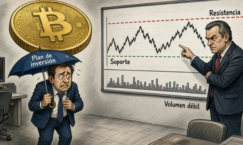 Bitcoin cotiza a $82,675.94 con señales técnicas mixtas y sin catalizadores claros