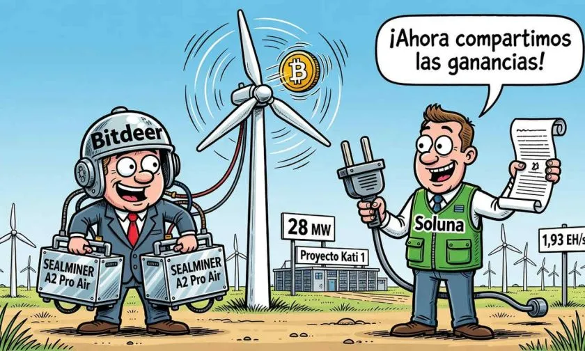 Bitdeer despliega 28 MW y 1,93 EH/s en el Proyecto Kati 1 de Soluna en Texas