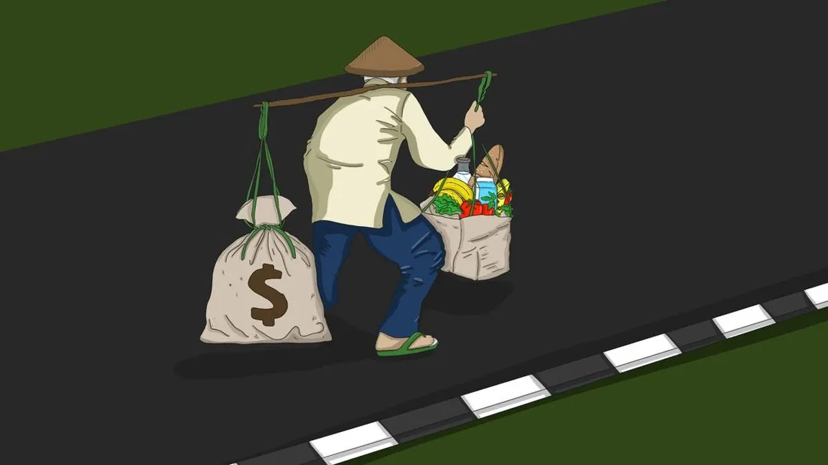 Kenaikan harga barang di Indonesia dipicu oleh pelemahan rupiah terhadap dolar AS