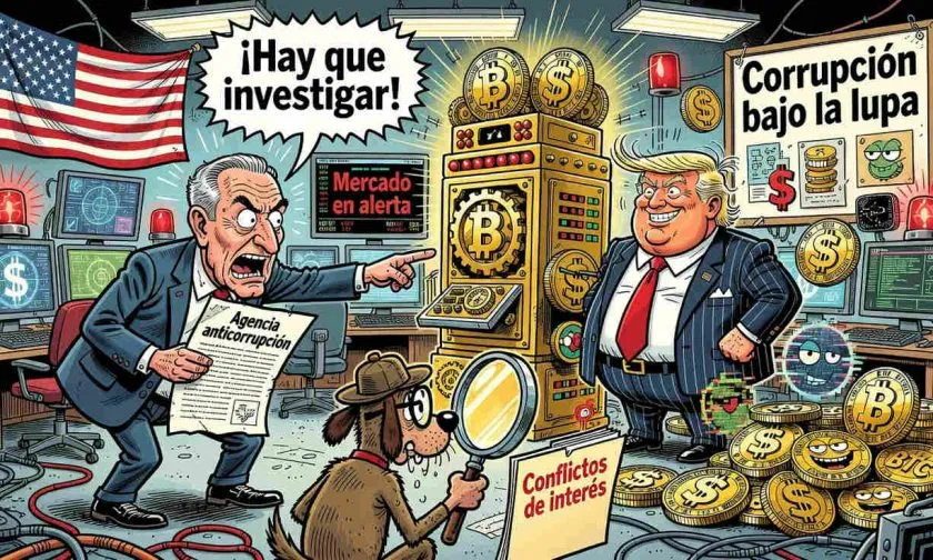 Schumer propone una agencia para investigar la corrupción vinculada a las empresas cripto de Trump