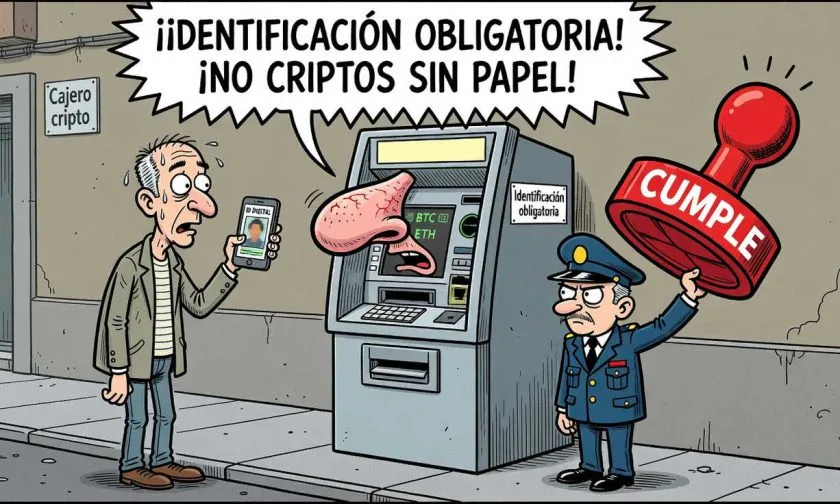 Cajeros cripto en España darán 18 meses para cumplir con la nueva identificación
