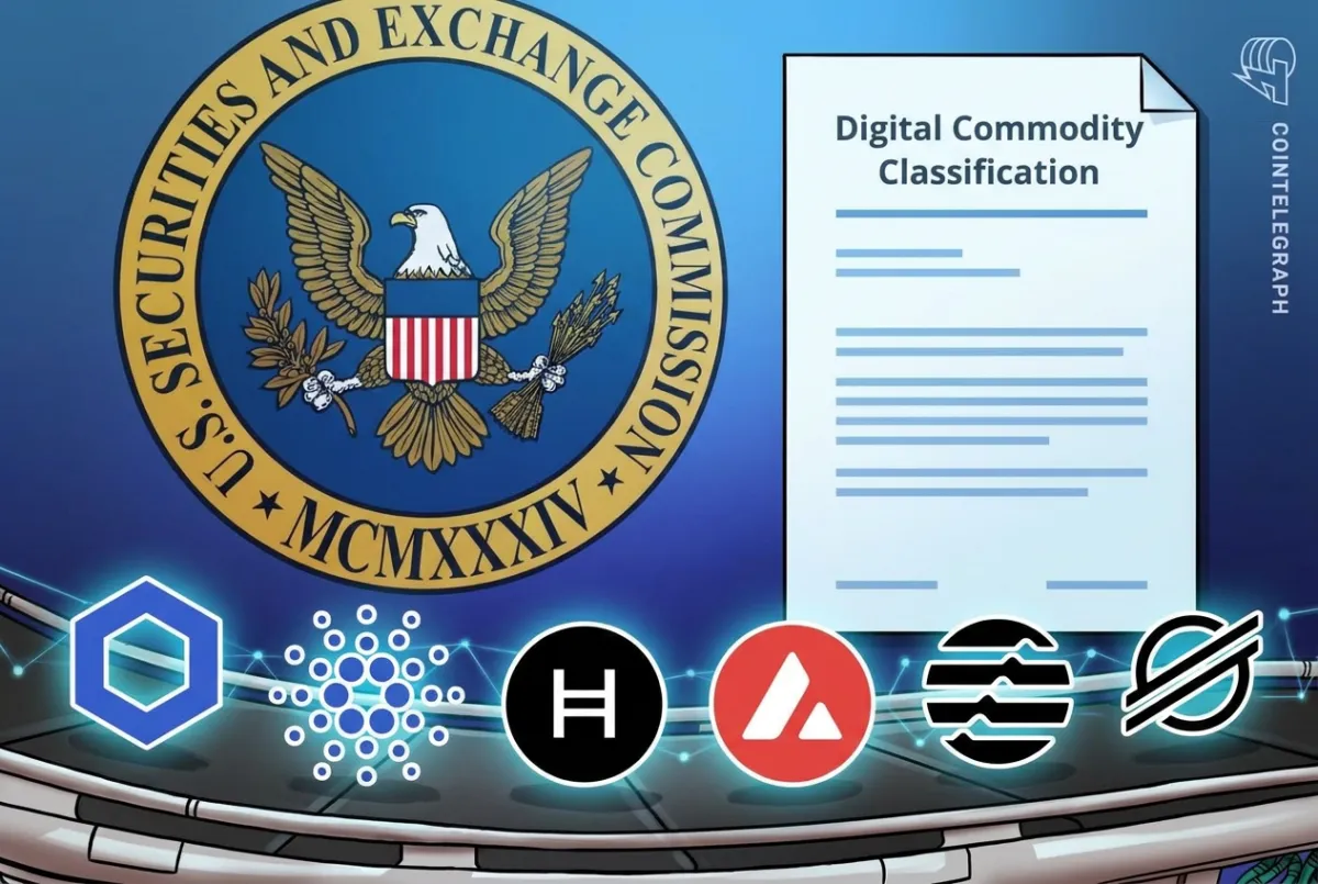 Six major blockchain groups petition SEC to formally classify digital commodities