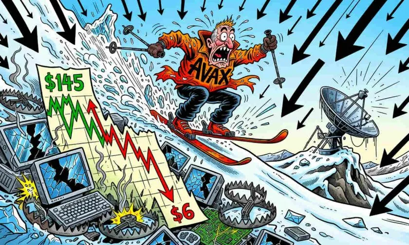 Avalanche se desploma a $6,39: ¿es el fin de la era AVAX?