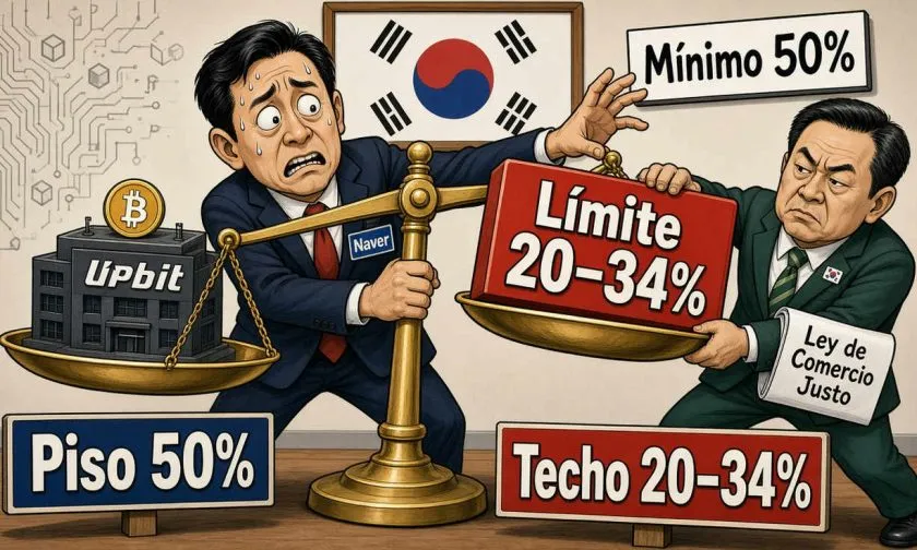 Dunamu y Naver Financial en riesgo de conflicto regulatorio en Corea del Sur