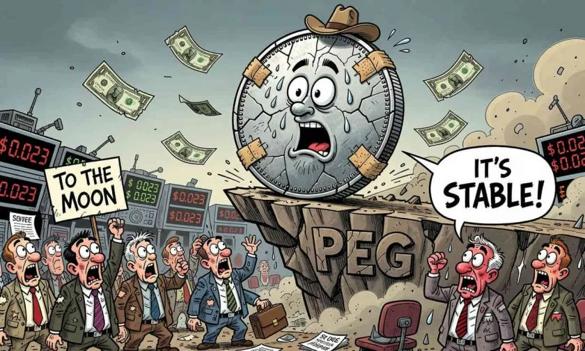 United Stables ($U) sobrevive a desplome récord: toca USD $0,023 en pánico y rebota al filo del dólar