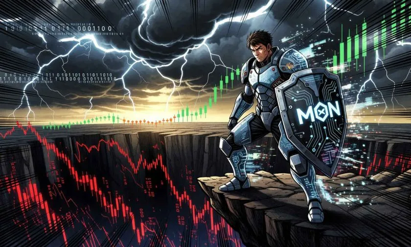Monad (MON) cae 6,36% en 24 horas ante volumen menguante