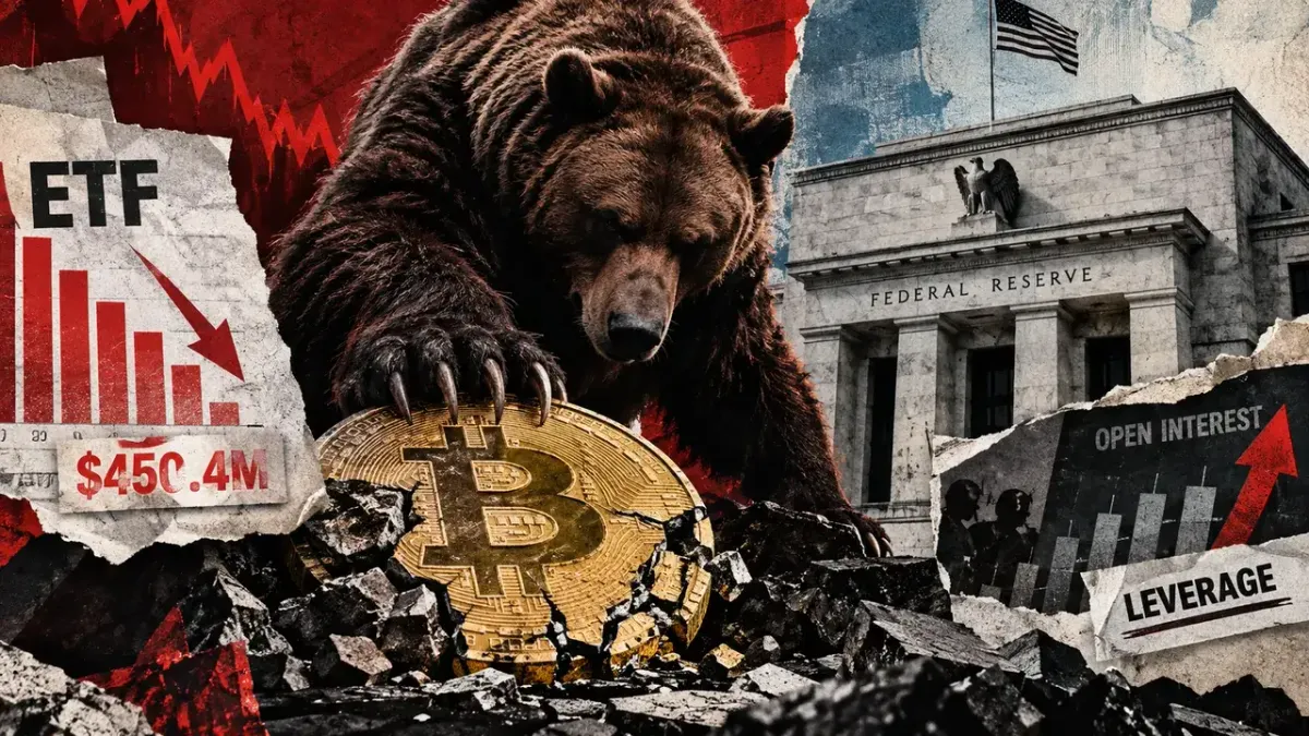 Spot selling pressure worsens as Bitcoin ETF exits offset Monday gains