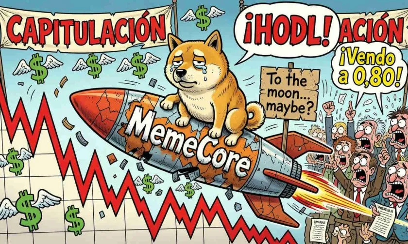 $M se desploma un 58% en 30 días: el colapso de una memecoin busca suelo en $1,20