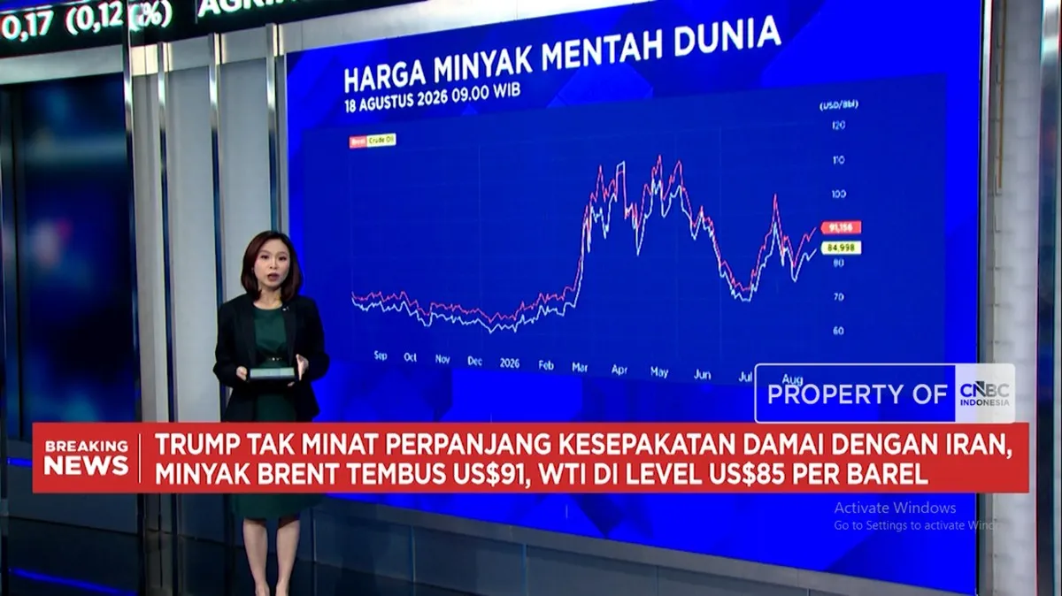 Video: Trump Tak Minat Perpanjang Negosiasi AS-Iran, Harga Minyak Naik