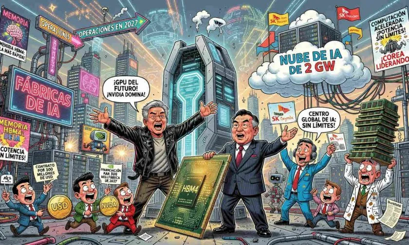 SK Group y Nvidia sellan acuerdo de USD $500.000 millones para infraestructura de IA