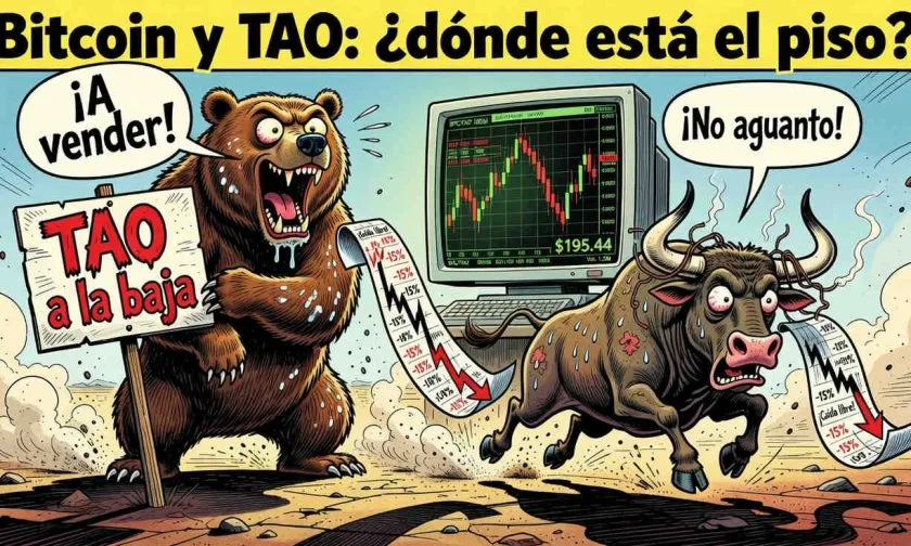 TAO se desploma a mínimos de 30 días bajo presión bajista