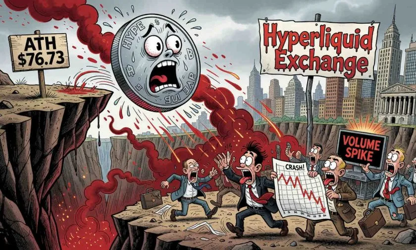 HYPE se precipita un 8.87% en ventas masivas mientras el volumen se dispara un 26%