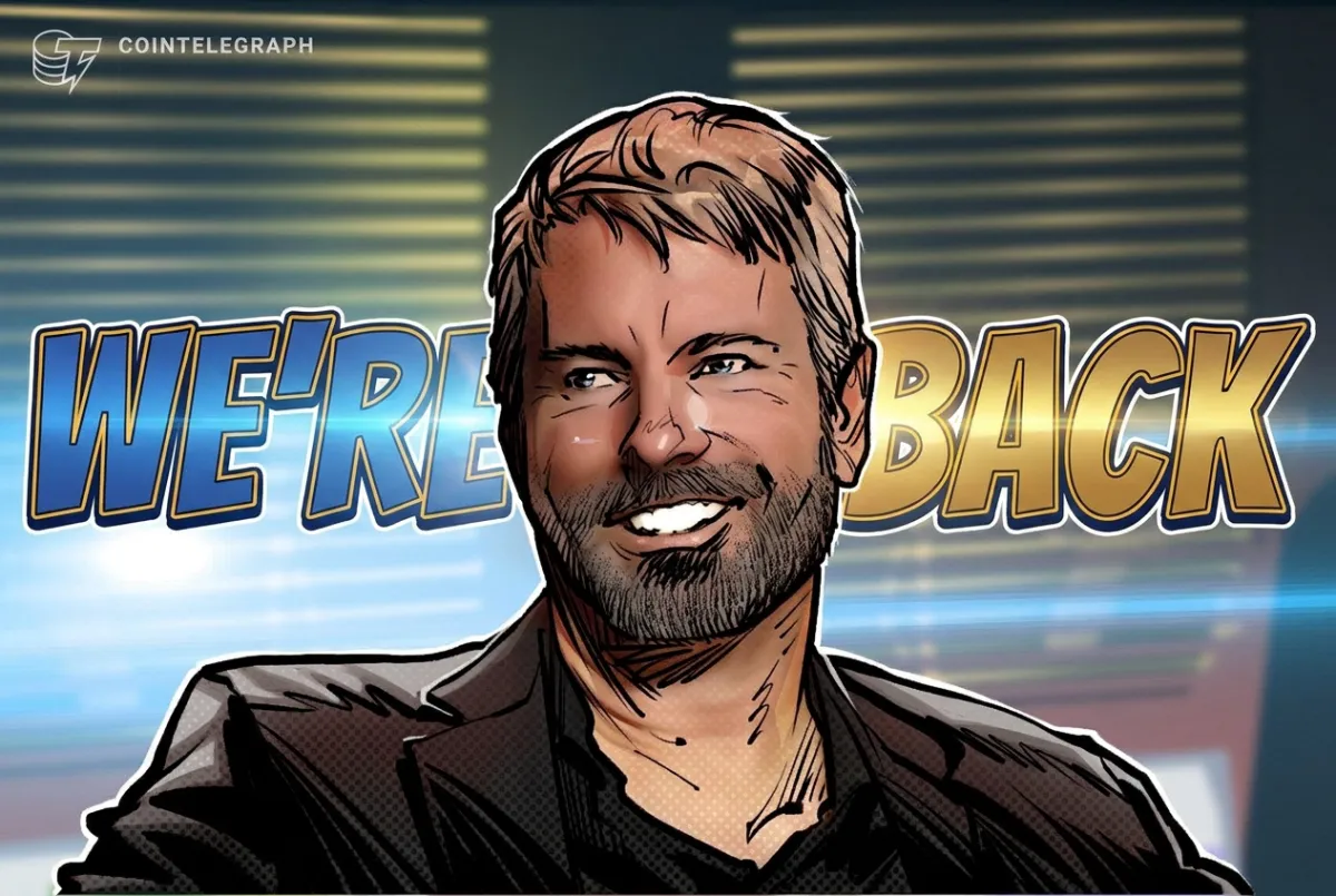 Michael Saylor indicates renewed Bitcoin buying strategy after pause