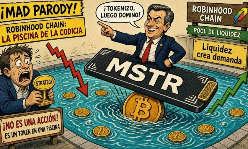 Memecoin STRATEGY alcanza USD $7,2 millones al operar con MSTR tokenizado