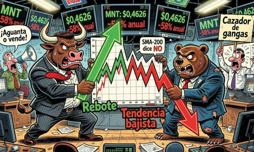 Mantle (MNT) rompe su racha negativa con un rebote del 2,83% y supera sus medias móviles de corto plazo