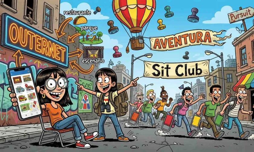 Outernet convierte publicaciones guardadas de redes en aventuras del mundo real