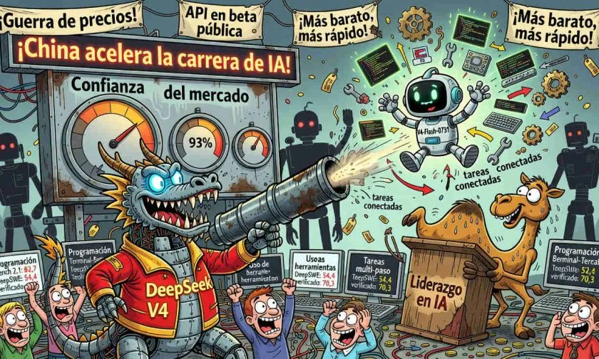DeepSeek lanza V4-Flash y eleva la presión en la guerra de precios de IA en China