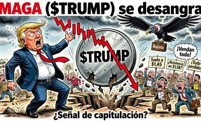 MAGA ($TRUMP) se desploma 8%: ¿Es el fin del memecoin político?
