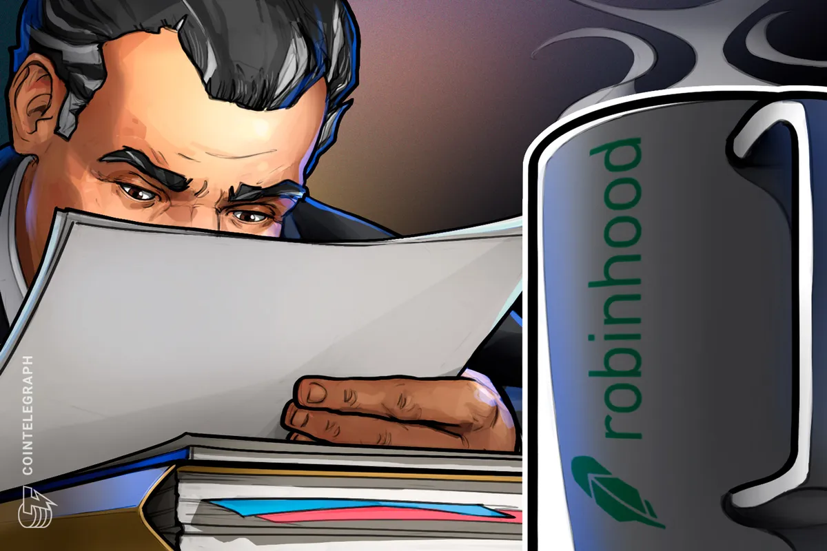 Tenev, da Robinhood, alerta que a incerteza sobre a tokenização nos EUA afasta “ativos sérios”