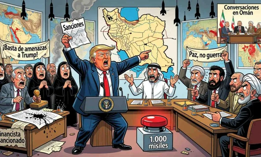 Trump amenaza con destruir Irán si intentan asesinarlo en plena tregua frágil