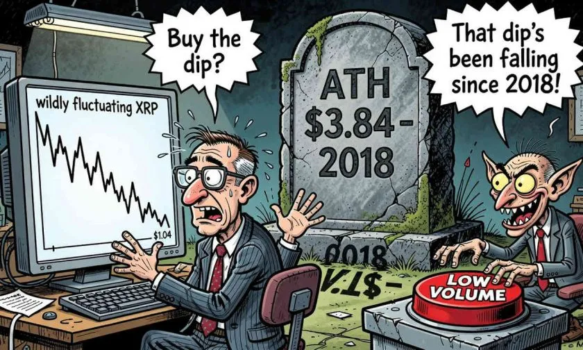 XRP enfrenta resistencia clave tras caída del 52% anual