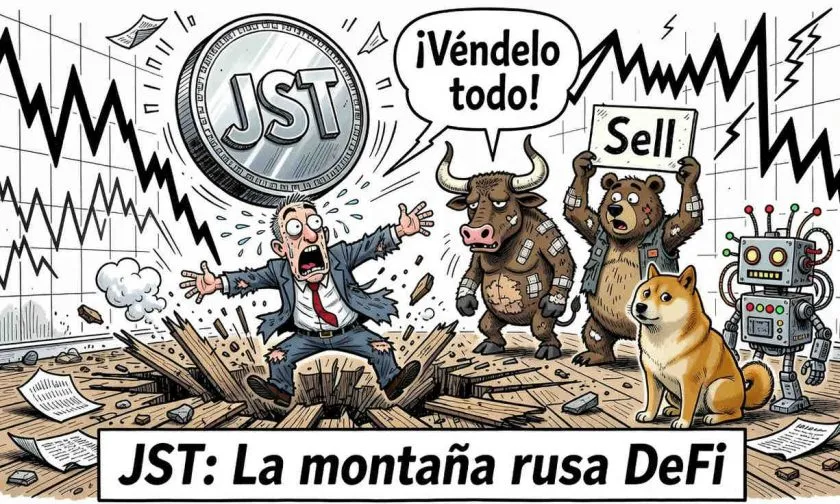 JST se desploma un 5,68% en 24 horas: ¿oportunidad de compra o señal de alarma?