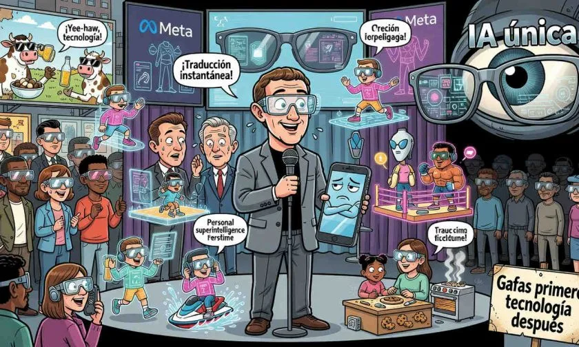 Mark Zuckerberg apuesta por gafas con IA y rechaza un futuro dominado por una sola superinteligencia