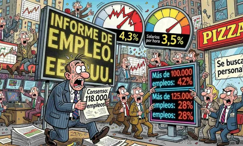 Kalshi desafía a Wall Street y prevé un débil informe de empleo en EE. UU.