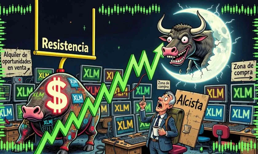 Stellar (XLM) se dispara un 17% en un fuerte movimiento intradía