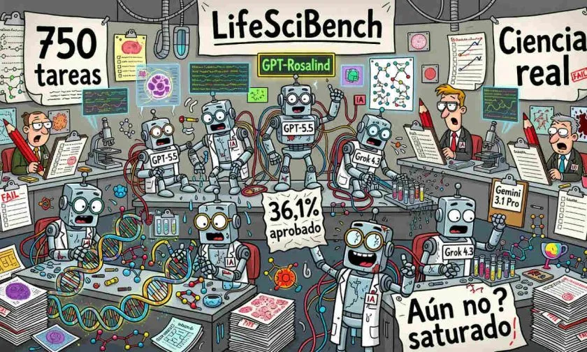 LifeSciBench pone a prueba a la IA en biociencia y deja en evidencia grandes fallas