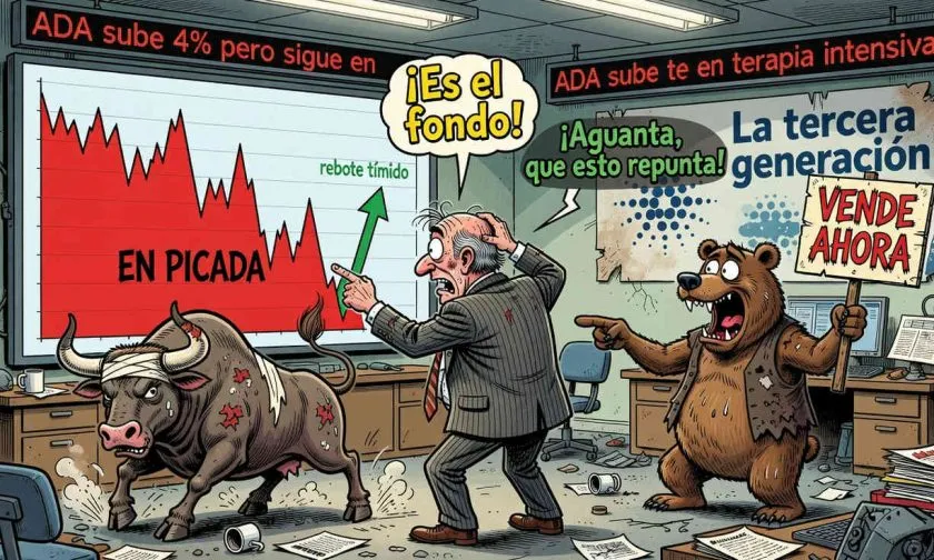 ADA lucha por mantenerse a flote tras rebote del 4%: ¿oportunidad o espejismo?