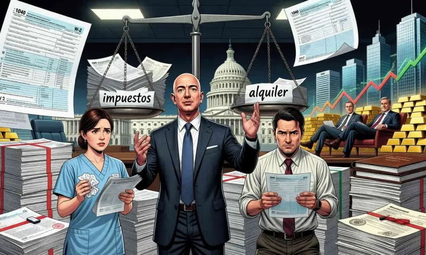 Jeff Bezos pide eliminar el impuesto sobre la renta para la mitad más pobre de EE. UU.