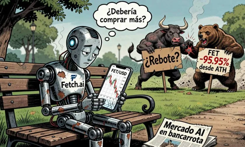 Fetch.ai (FET) rebota un 3% pero la tendencia bajista sigue dominando el mercado