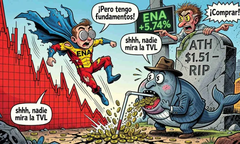 Ethena (ENA) repunta un 5,74% y desafía la tendencia bajista: ¿soporte firme o nuevo espejismo?