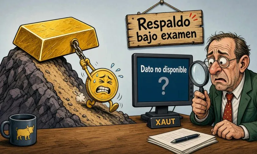 Tether Gold registra un repunte marginal del 0,60 por ciento