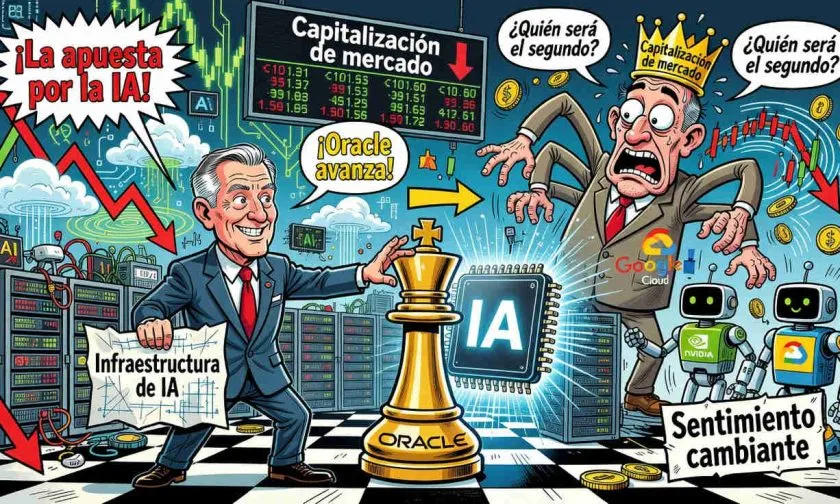 La apuesta de Larry Ellison por la IA coloca a Oracle frente a Alphabet