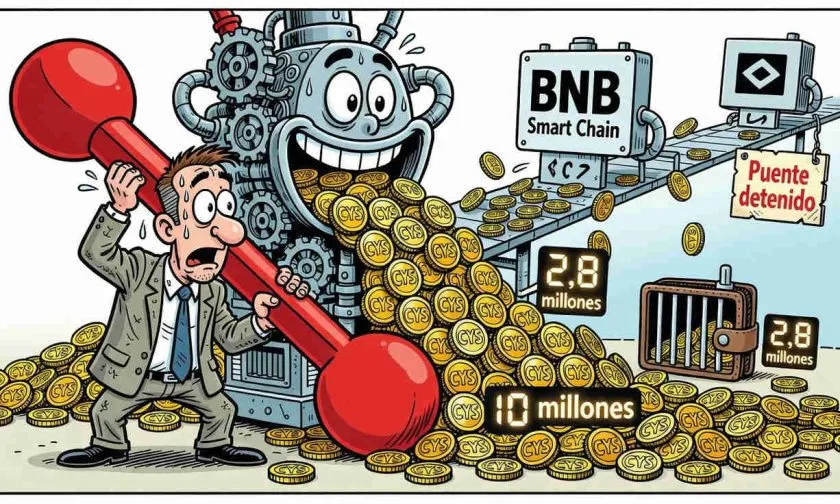 Cysic congela su puente tras la acuñación no autorizada de 10 millones de CYS