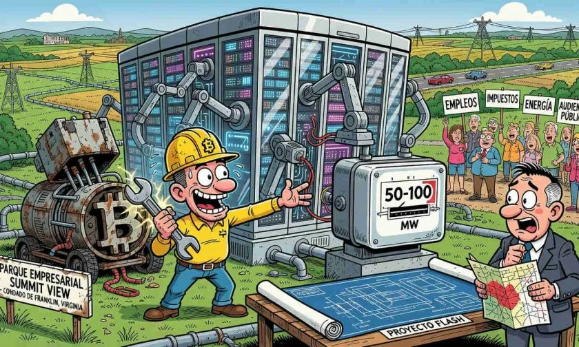 Crusoe evalúa construir un centro de datos de IA de hasta 100 MW en Virginia